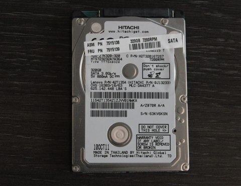 Dysk HDD SATA 2,5" 7200 Dysk HDD SATA 2,5" 7200
