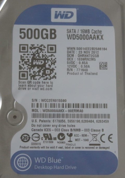 Nowy Dysk HDD SATA 3,5"