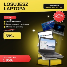 LOSOWY LAPTOP Z WINDOWSEM