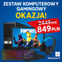 Zestaw komputerowy (gamingowy) i3 | 8GB | LED20" | WIN11 | WiFi