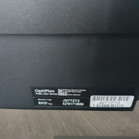 Komputer AIO Dell 7450 i5-7500 16GB 240GB 24" 1920 x 1080 Kamera Głośniki Windows 11 [A]