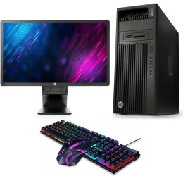 Komputer Gamingowy XEON E5-1620 V3 4x3.60GHz 32GB 512SSD NVIDIA QUADRO 4GB DDR5 Monitor 23' IPS do GIER [A]